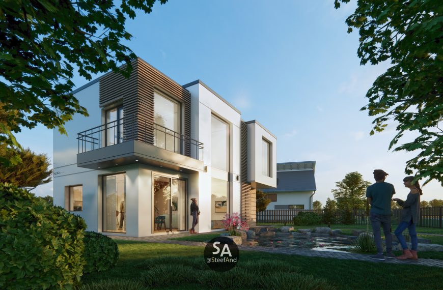 Design of the Private House in Saint-Petersburg